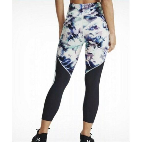 Under Armour Women's Multicolor UA Fly Fast Printed Crop Leggings Small NWT - Picture 2 of 10